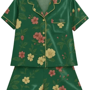 Pyjama Émeraude Floral
