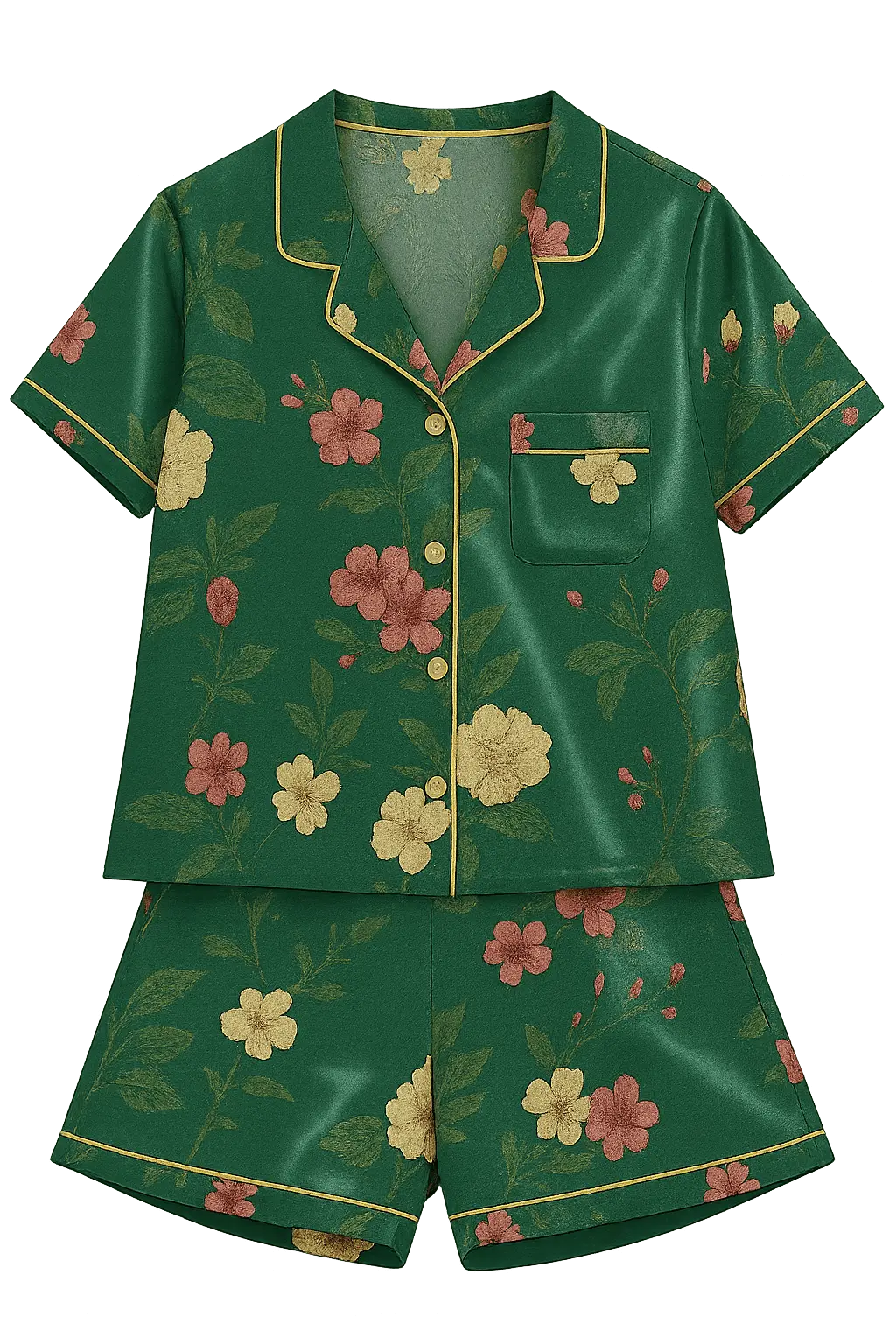 Pyjama Émeraude Floral