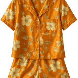 Pyjama Orange Floral