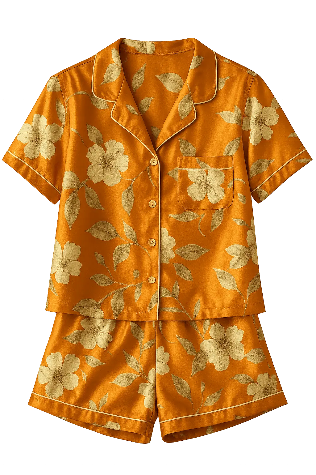 Pyjama Orange Floral
