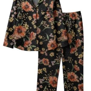 Pyjama Noir Floral