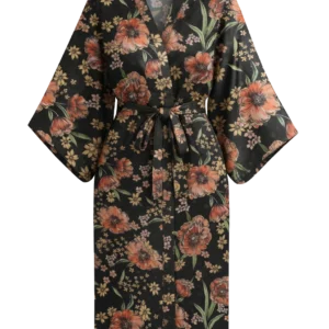 Kimono Noir Floral